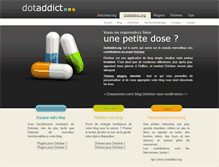 Tablet Screenshot of dotaddict.org